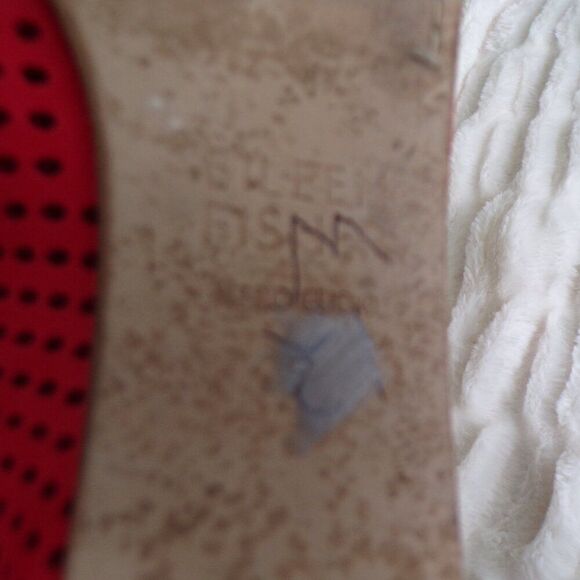 Eileen Fisher red ballet flats 7 - Picture 10 of 11